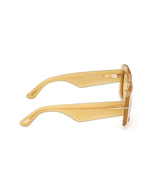 Tom Ford Natural 83Mm Square Sunglasses