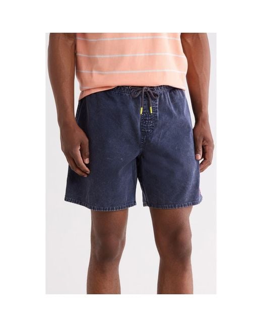 Gotcha Blue Baja Norte Shorts for men