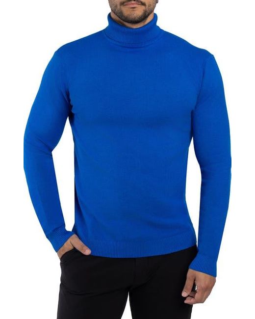 Xray Jeans Blue Turtleneck Pullover Sweater for men