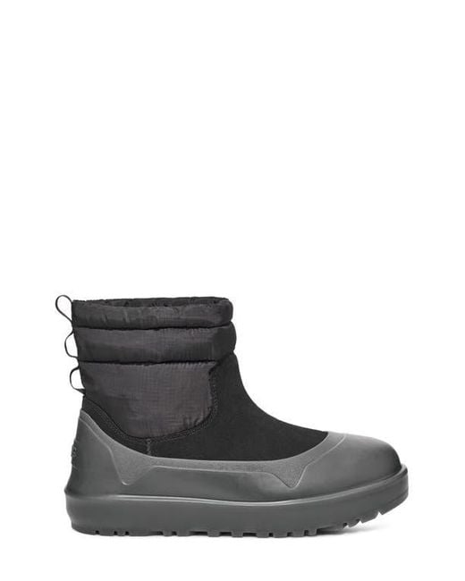 Ugg Black Classic Minimod Waterproof Wool Boot for men