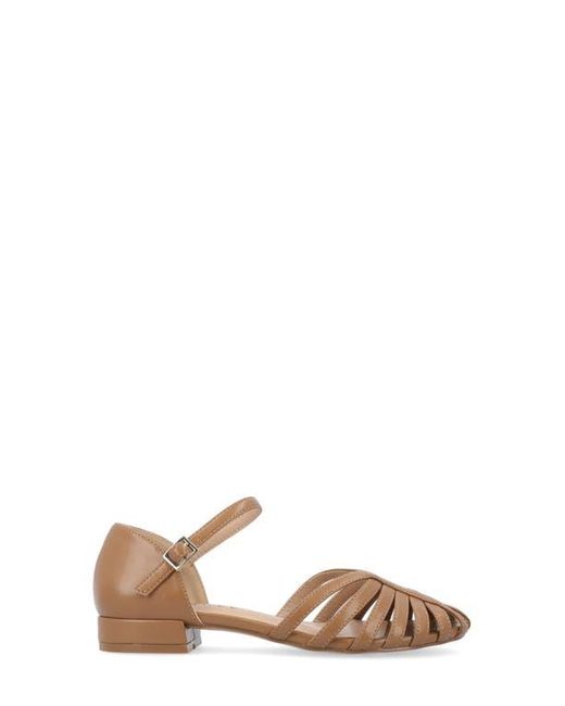 Journee Collection Natural Joannah Flat