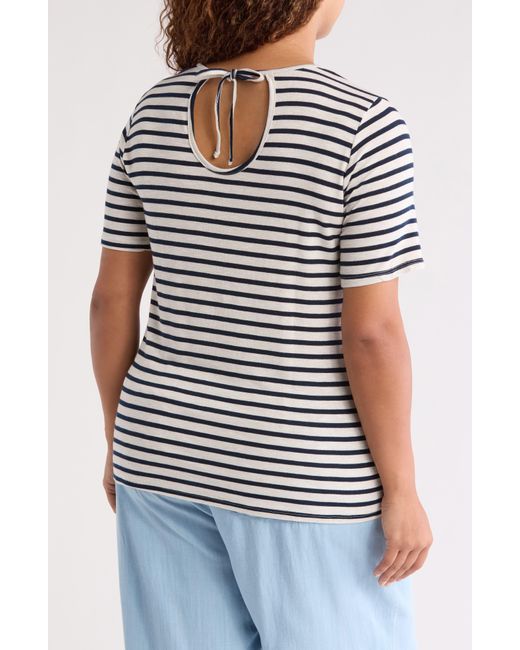 Vero Moda Blue Cholly Stripe T-shirt