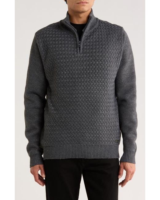 Buffalo David Bitton Gray Wellman Pullover for men