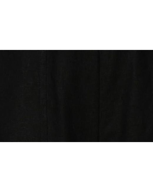 MELLODAY Black Strapless Cargo Pocket Jumpsuit