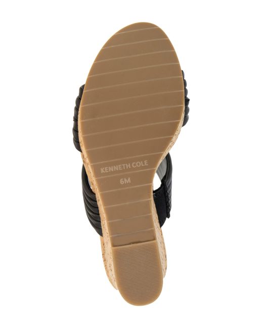 Kenneth Cole Multicolor Cailyn Platform Wedge Slide Sandal