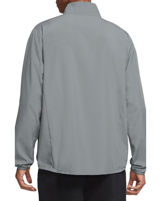 Nike Gray Form Dri-fit Versatile Jacket for men
