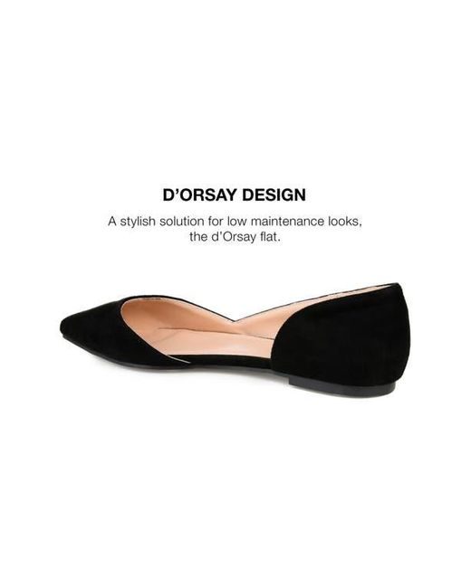 Journee Collection Black Journee Ester D'Orsay Flat