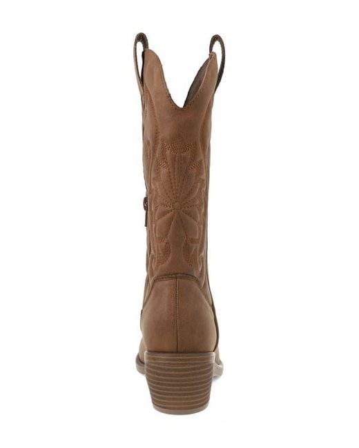 MIA Brown Caela Western Boot