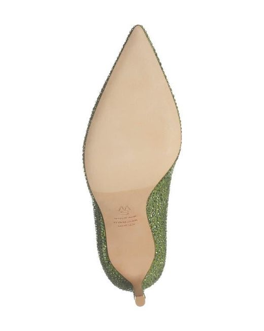 Stuart Weitzman Green Stuart Power Shine Pump