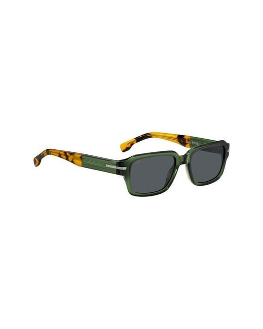Boss Black 53Mm Rectangular Sunglasses for men