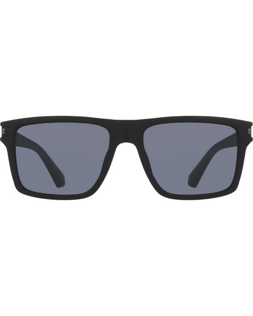 Cole Haan Gray 54Mm Rectangular Sunglasses for men