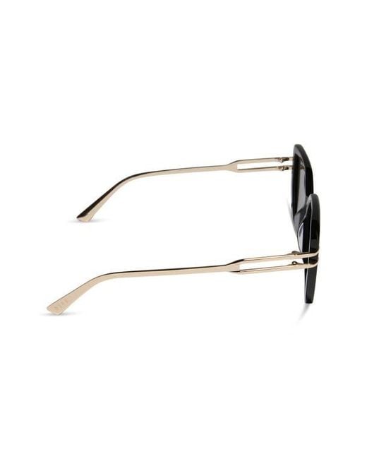 DIFF Black Dasha 50Mm Square Sunglasses