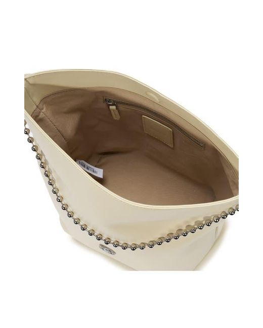 orYANY Metallic Ball Chain Bucket Shoulder Bag
