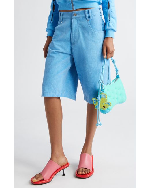 Marshall Columbia Blue X Disney 'the Little Mermaid' Flounder Plush Shoulder Bag