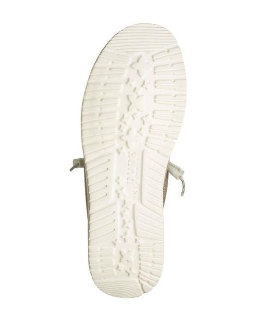 HeyDude Multicolor Wally Stretch Canvas Slip-On Sneaker for men