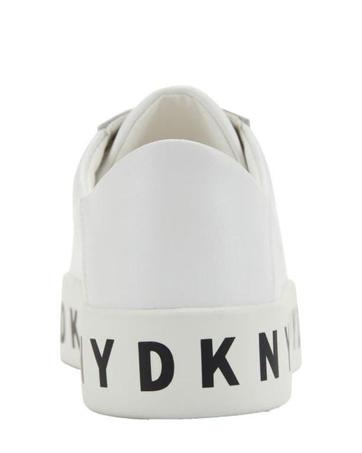 DKNY White Banson Sneaker