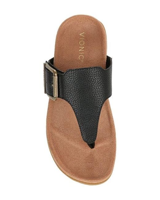 Vionic Black Emma Flip Flop