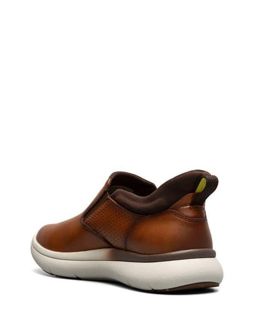 Florsheim Brown Fleet Plain Toe Sneaker for men