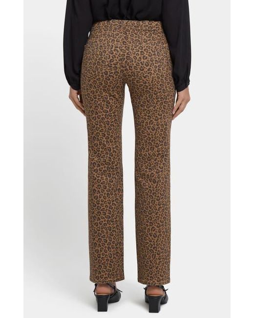 NYDJ Black Marilyn Straight Leg Jeans