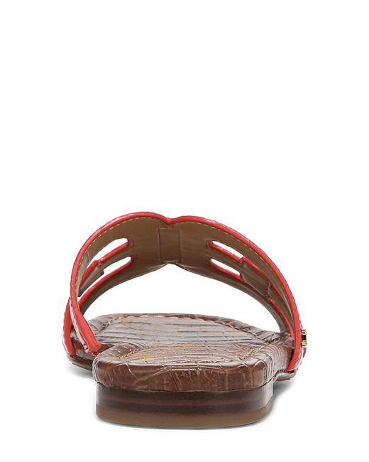 Sam Edelman Red Bay Cutout Slide Sandal - Wide Width Available