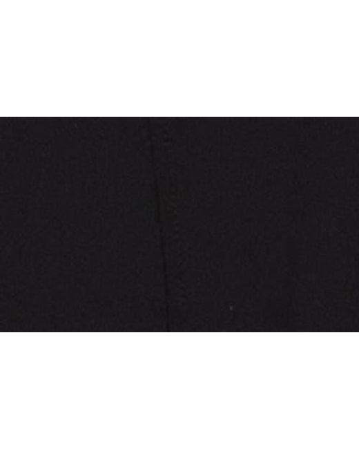 Tommy Hilfiger Black Crossover Scuba Fit And Flare Midi Dress