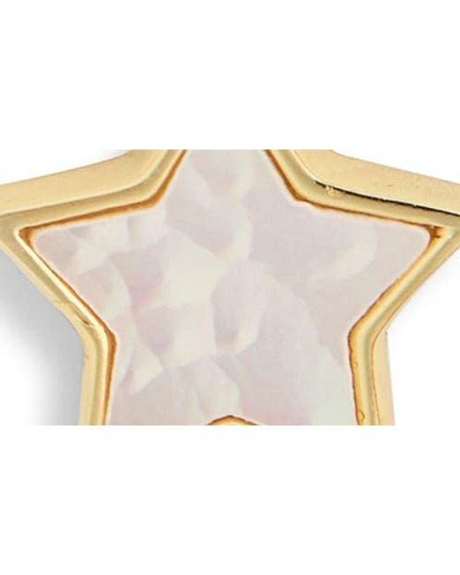 Argento Vivo White Set Of 2 Mother-Of-Pearl & Synthetic Opal Ball Stud Earrings