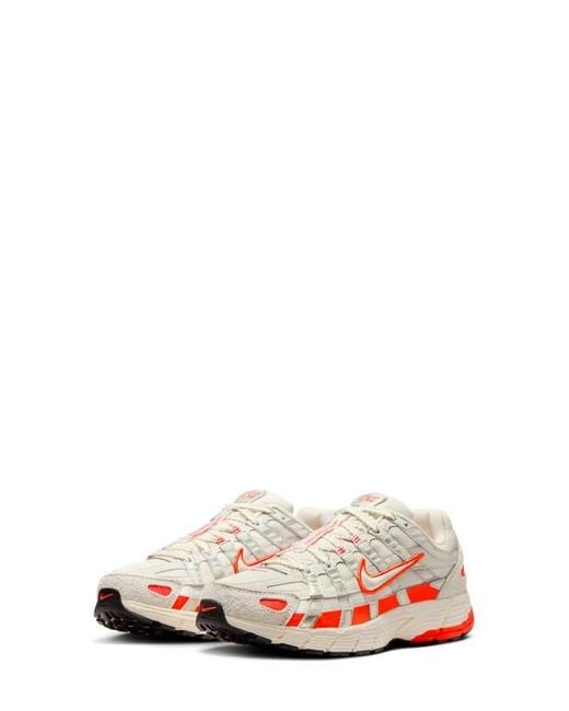 Nike White P-6000 Sneaker