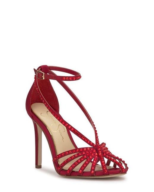 Jessica Simpson Red Jittale Pump