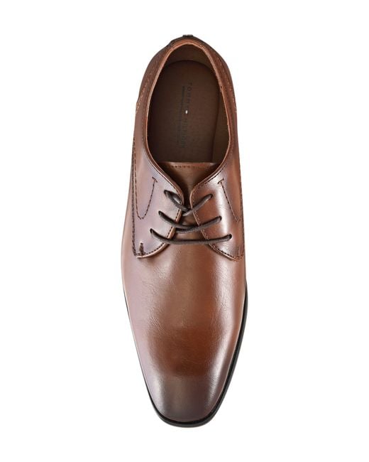 Tommy Hilfiger Brown Siward Derby Dress Shoe for men