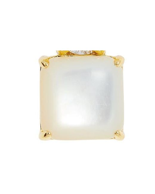 SAVVY CIE JEWELS Metallic Cubic Zirconia Birthstone Pendant Necklace