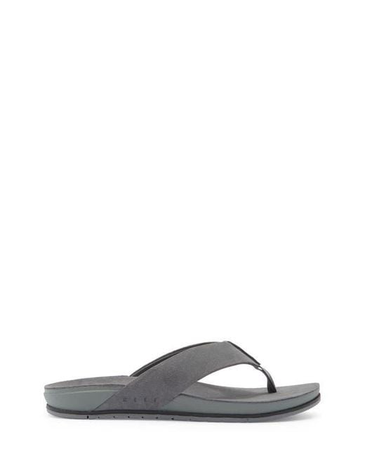 Reef Gray Ojai Suede Flip Flop for men