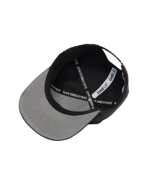 San Diego Hat Black Tech Snapback Hat for men
