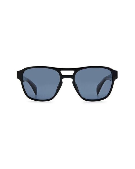 Rag & Bone Blue 54Mm Rectangular Sunglasses for men