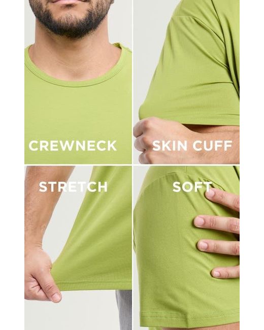 Xray Jeans Yellow Flex Crewneck T-Shirt for men