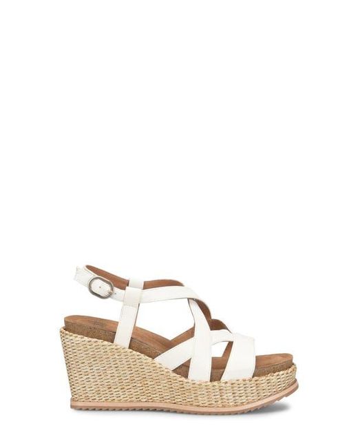 Söfft Natural Devyn Slingback Espadrille Platform Wedge Sandal