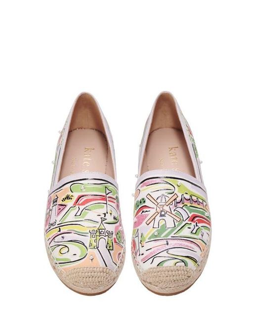 Kate Spade White Putt Putt Espadrille