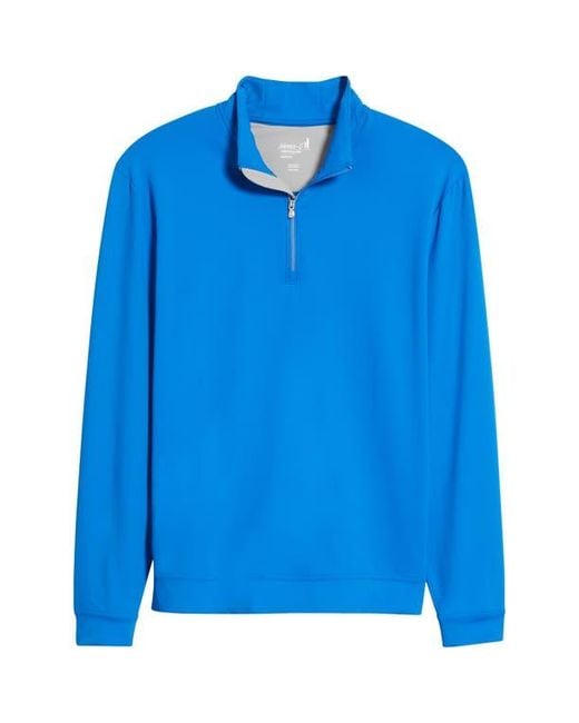 Johnnie-o Blue Motion Performance Quarter Zip Pullover for men