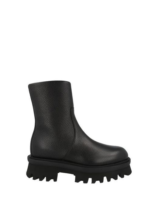 Ferragamo Black Klem Combat Boot