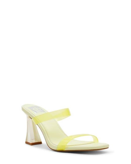 Dolce Vita Yellow Yorke Block Heel Sandal