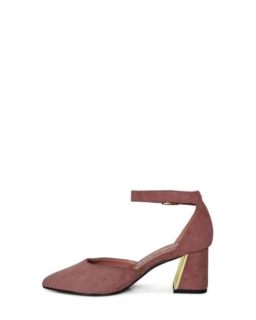 LONDON RAG Brown Rory Pointed Toe Pump