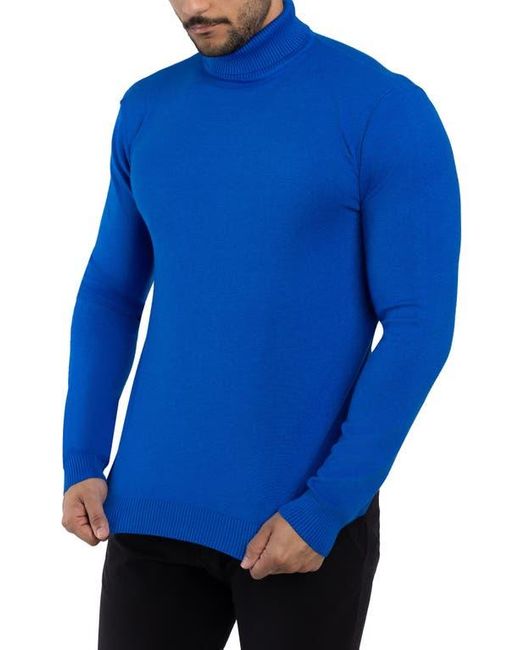 Xray Jeans Blue Turtleneck Pullover Sweater for men