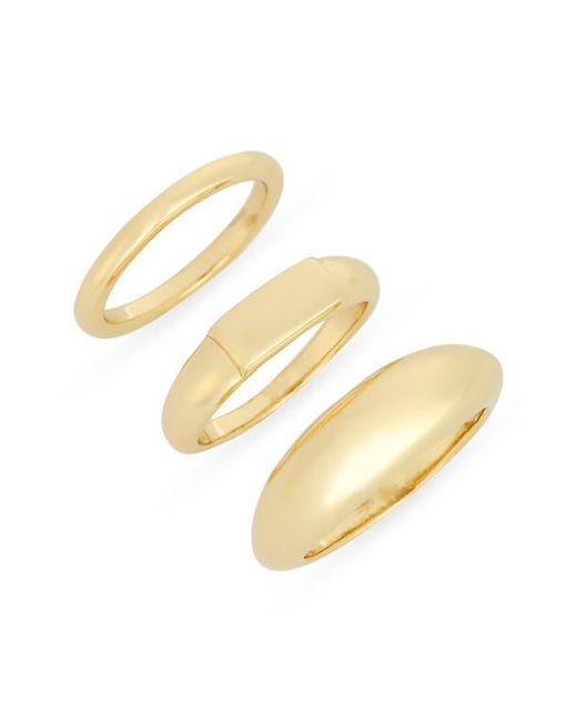 Nordstrom Rack Metallic Demi-Fine 3-Pack Assorted Rings