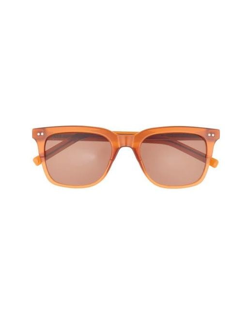 DIFF Brown 53Mm Bobby Square Sunglasses for men