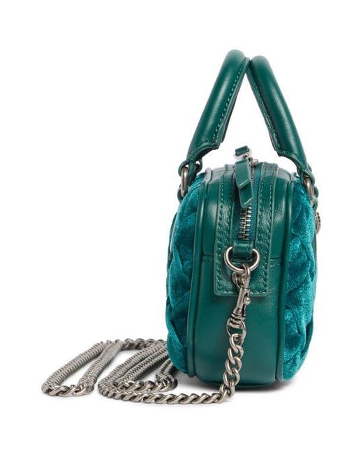 Kurt Geiger Green Kensington Extra Small Duffle Crossbody Bag