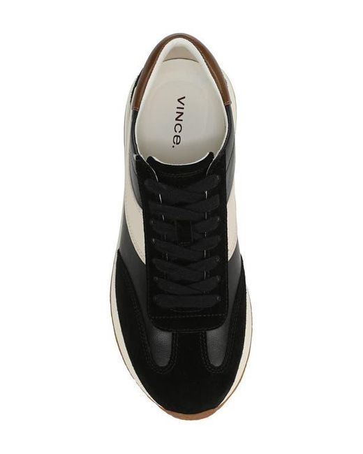 Vince Black Olla Runner Sneaker