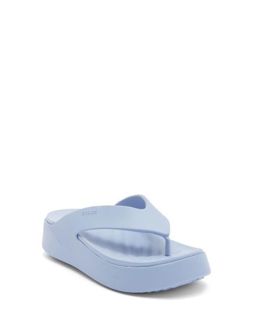CROCSTM Blue Getaway Platform Flip Flop