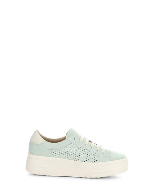 Bos. & Co. White Lotta Platform Sneaker