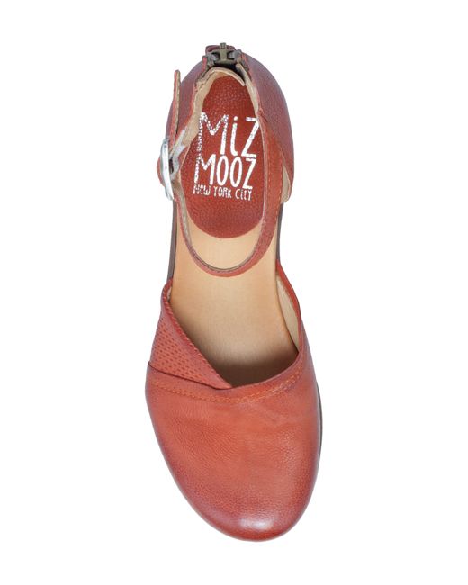 Miz Mooz Pink Acadia Platform Wedge Sandal