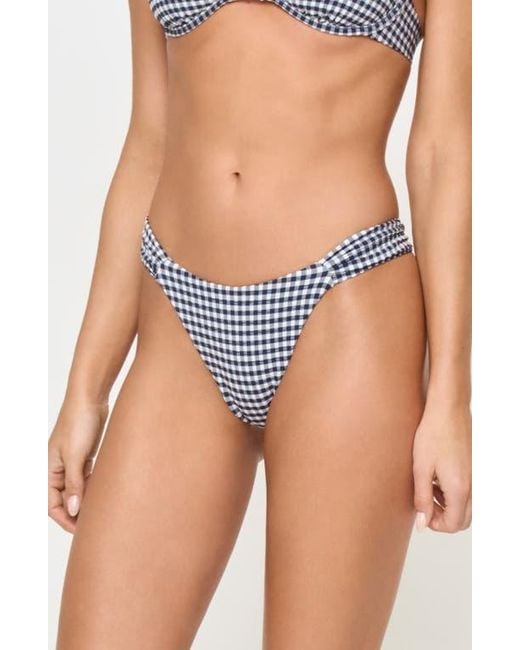LSPACE Blue Dolce Bitsy Bikini Bottoms