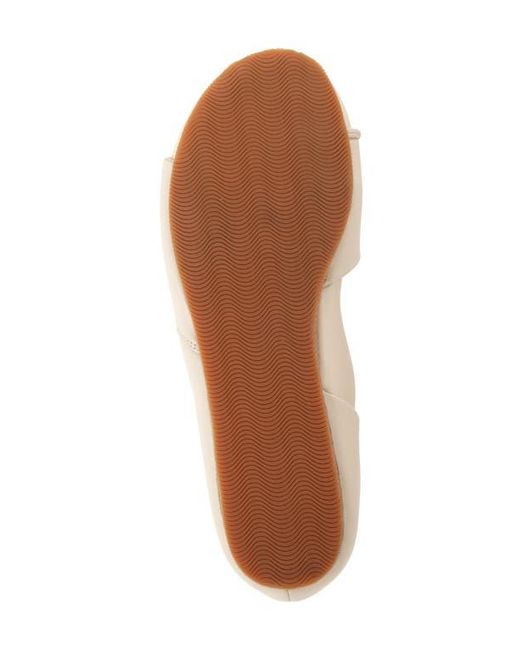 Softwalk® Natural Cypress Open Toe Flat